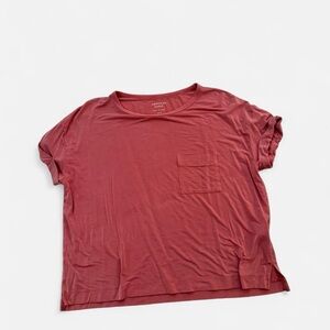 American Eagle Outfitters Women's Pocket Tee - Rust